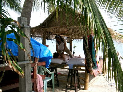 Massage am Strand