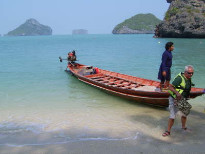 Marine Naturpark Long Tail Boat